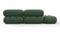 Bellini Sectional - Mario Bellini Sectional, Small Right Corner, Evergreen Brushed Weave