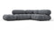 Bellini Sectional - Mario Bellini Sectional, Small Right Corner, Gray Boucle
