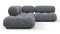 Bellini Sectional - Mario Bellini Sectional, Small Right Corner, Gray Boucle