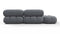 Bellini Sectional - Mario Bellini Sectional, Small Right Corner, Gray Boucle