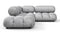 Bellini Sectional - Mario Bellini Sectional, Small Right Corner, Light Gray Velvet