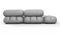 Bellini Sectional - Mario Bellini Sectional, Small Right Corner, Light Gray Velvet