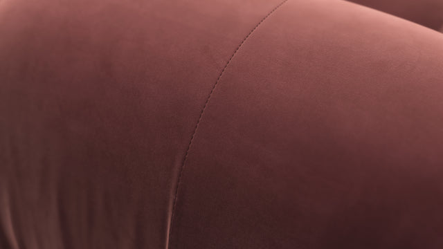 Bellini Sectional - Mario Bellini Sectional, Small Right Corner, Maroon Velvet