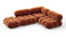 Bellini Sectional - Mario Bellini Sectional, Small Right Corner, Spice Velvet
