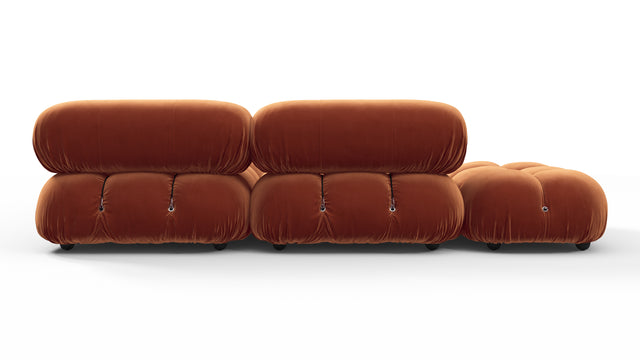 Bellini Sectional - Mario Bellini Sectional, Small Right Corner, Spice Velvet