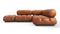 Bellini Sectional - Mario Bellini Sectional, Small Right Corner, Tan Premium Leather