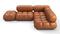 Bellini Sectional - Mario Bellini Sectional, Small Right Corner, Tan Premium Leather