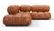 Bellini Sectional - Mario Bellini Sectional, Small Right Corner, Tan Premium Leather
