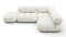 Bellini Sectional - Mario Bellini Sectional, Small Right Corner, White Boucle