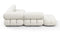 Bellini Sectional - Mario Bellini Sectional, Small Right Corner, White Boucle