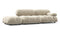 Bellini Sofa - Mario Bellini Open End Sofa, Left, Eggshell Vegan Suede