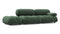 Bellini Sofa - Mario Bellini Open End Sofa, Left, Evergreen Brushed Weave