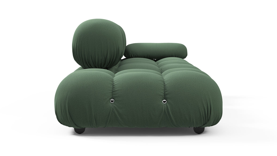 Bellini Sofa - Mario Bellini Open End Sofa, Left, Evergreen Brushed Weave