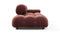 Bellini Sofa - Mario Bellini Open End Sofa, Left, Maroon Velvet