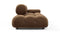 Bellini Sofa - Mario Bellini Open End Sofa, Left, Mocha Velvet