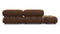 Bellini Sofa - Mario Bellini Open End Sofa, Left, Mocha Velvet