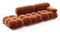 Bellini Sofa - Mario Bellini Open End Sofa, Left, Spice Velvet