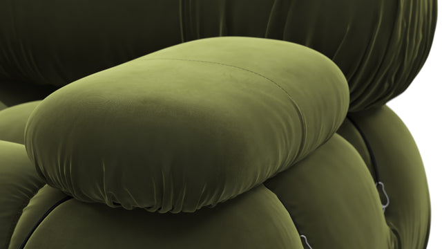 Bellini Sofa - Mario Bellini Open End Sofa, Left, Thyme Luxe Velvet