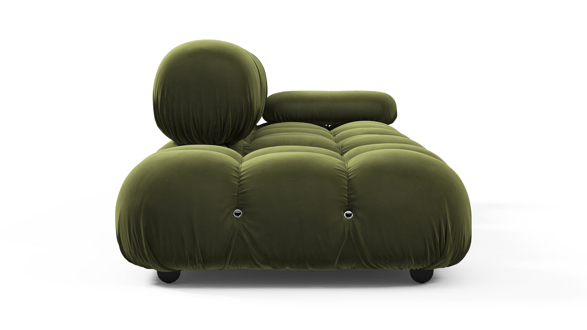 Bellini Sofa - Mario Bellini Open End Sofa, Left, Thyme Luxe Velvet