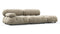 Bellini Sofa - Mario Bellini Open End Sofa, Right, Beige Gray Chenille