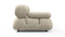 Bellini Sofa - Mario Bellini Open End Sofa, Right, Eggshell Vegan Suede