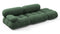 Bellini Sofa - Mario Bellini Open End Sofa, Right, Evergreen Brushed Weave