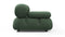 Bellini Sofa - Mario Bellini Open End Sofa, Right, Evergreen Brushed Weave