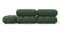 Bellini Sofa - Mario Bellini Open End Sofa, Right, Evergreen Brushed Weave