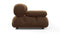Bellini Sofa - Mario Bellini Open End Sofa, Right, Mocha Velvet