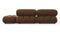 Bellini Sofa - Mario Bellini Open End Sofa, Right, Mocha Velvet