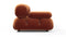 Bellini Sofa - Mario Bellini Open End Sofa, Right, Spice Velvet