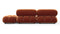 Bellini Sofa - Mario Bellini Open End Sofa, Right, Spice Velvet