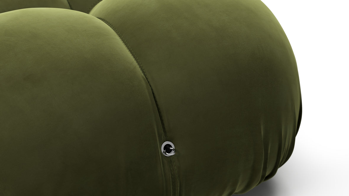 Bellini Sofa - Mario Bellini Open End Sofa, Right, Thyme Luxe Velvet