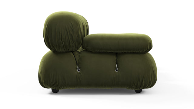 Bellini Sofa - Mario Bellini Open End Sofa, Right, Thyme Luxe Velvet