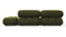 Bellini Sofa - Mario Bellini Open End Sofa, Right, Thyme Luxe Velvet