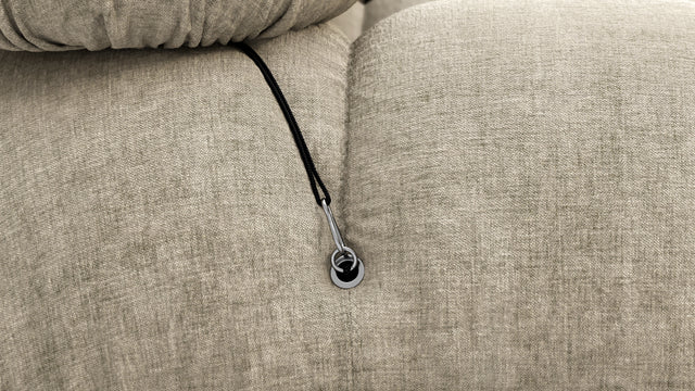 Bellini Sofa - Mario Bellini Three Seater Sofa, Beige Gray Chenille