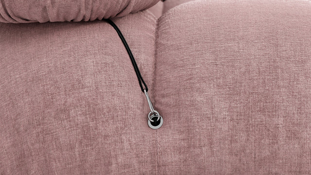 Bellini Sofa - Mario Bellini Three Seater Sofa, Dusty Pink Chenille