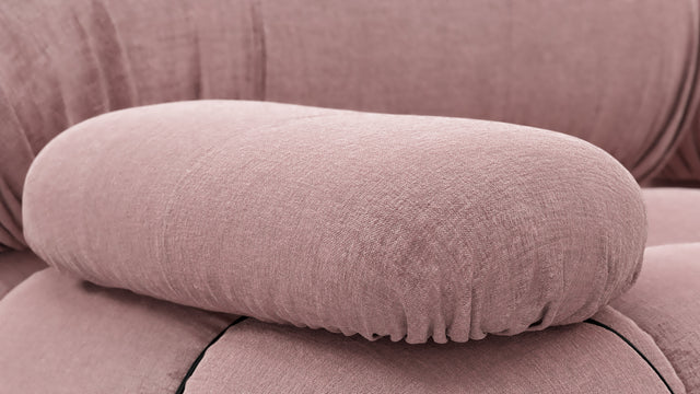 Bellini Sofa - Mario Bellini Three Seater Sofa, Dusty Pink Chenille
