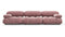 Bellini Sofa - Mario Bellini Three Seater Sofa, Dusty Pink Chenille