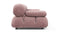 Bellini Sofa - Mario Bellini Three Seater Sofa, Dusty Pink Chenille