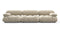 Bellini Sofa - Mario Bellini Three Seater Sofa, Eggshell Vegan Suede