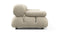 Bellini Sofa - Mario Bellini Three Seater Sofa, Eggshell Vegan Suede