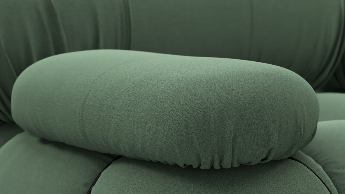 Bellini Sofa - Mario Bellini Three Seater Sofa, Evergreen Brushed Weave