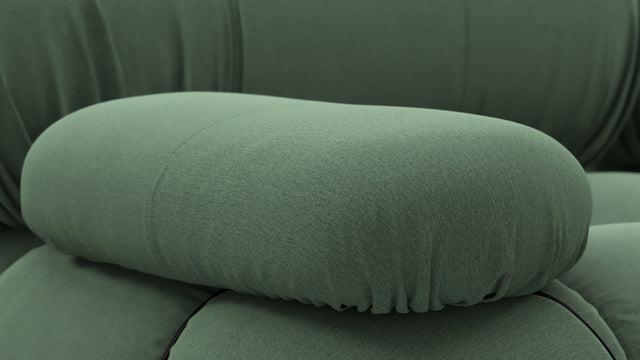 Bellini Sofa - Mario Bellini Three Seater Sofa, Evergreen Brushed Weave