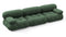 Bellini Sofa - Mario Bellini Three Seater Sofa, Evergreen Brushed Weave