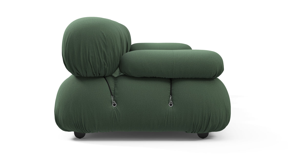 Bellini Sofa - Mario Bellini Three Seater Sofa, Evergreen Brushed Weave