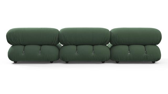 Bellini Sofa - Mario Bellini Three Seater Sofa, Evergreen Brushed Weave