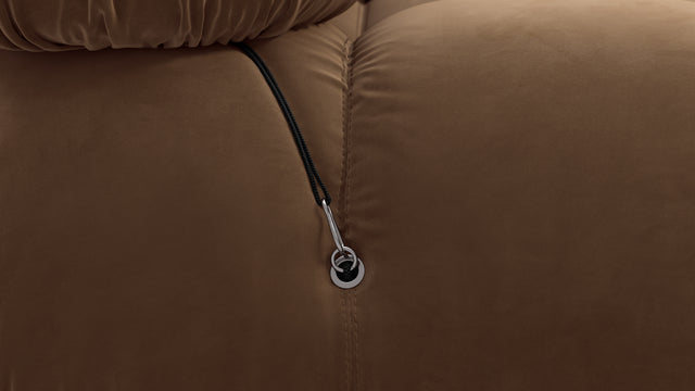 Bellini Sofa - Mario Bellini Three Seater Sofa, Mocha Velvet
