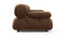 Bellini Sofa - Mario Bellini Three Seater Sofa, Mocha Velvet