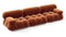 Bellini Sofa - Mario Bellini Three Seater Sofa, Spice Velvet